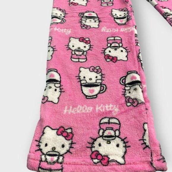 Hello Kitty Sanrio “Coffee” Fuzzy Soft Touch Pajama Pants Womens size XL New - Picture 4 of 10